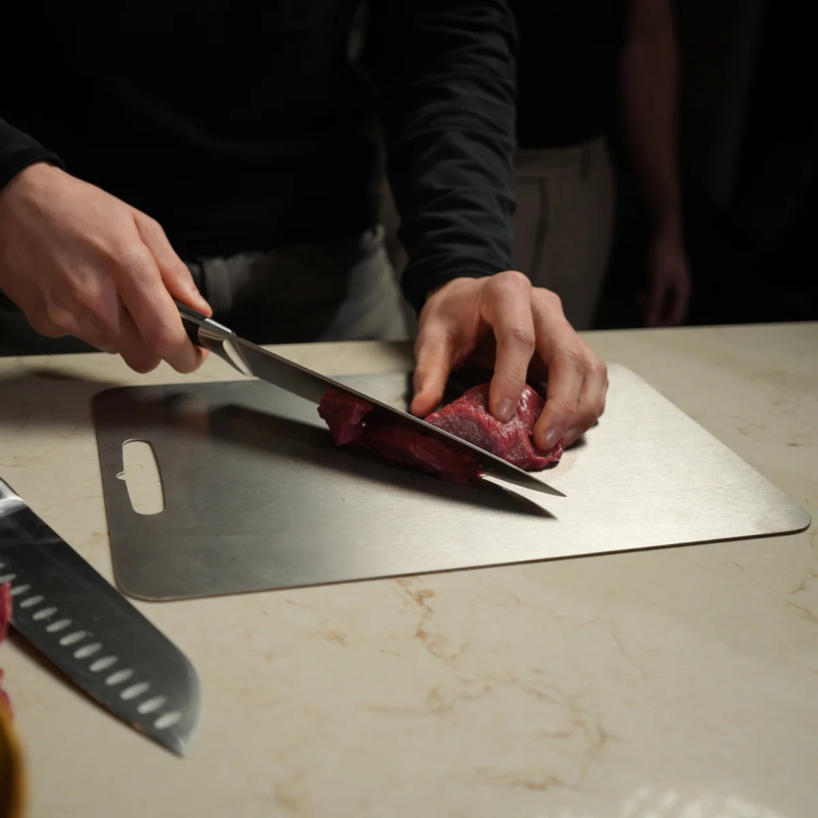 Original Tsamurai™ Aerospace-Grade Pure Titanium Cutting Board