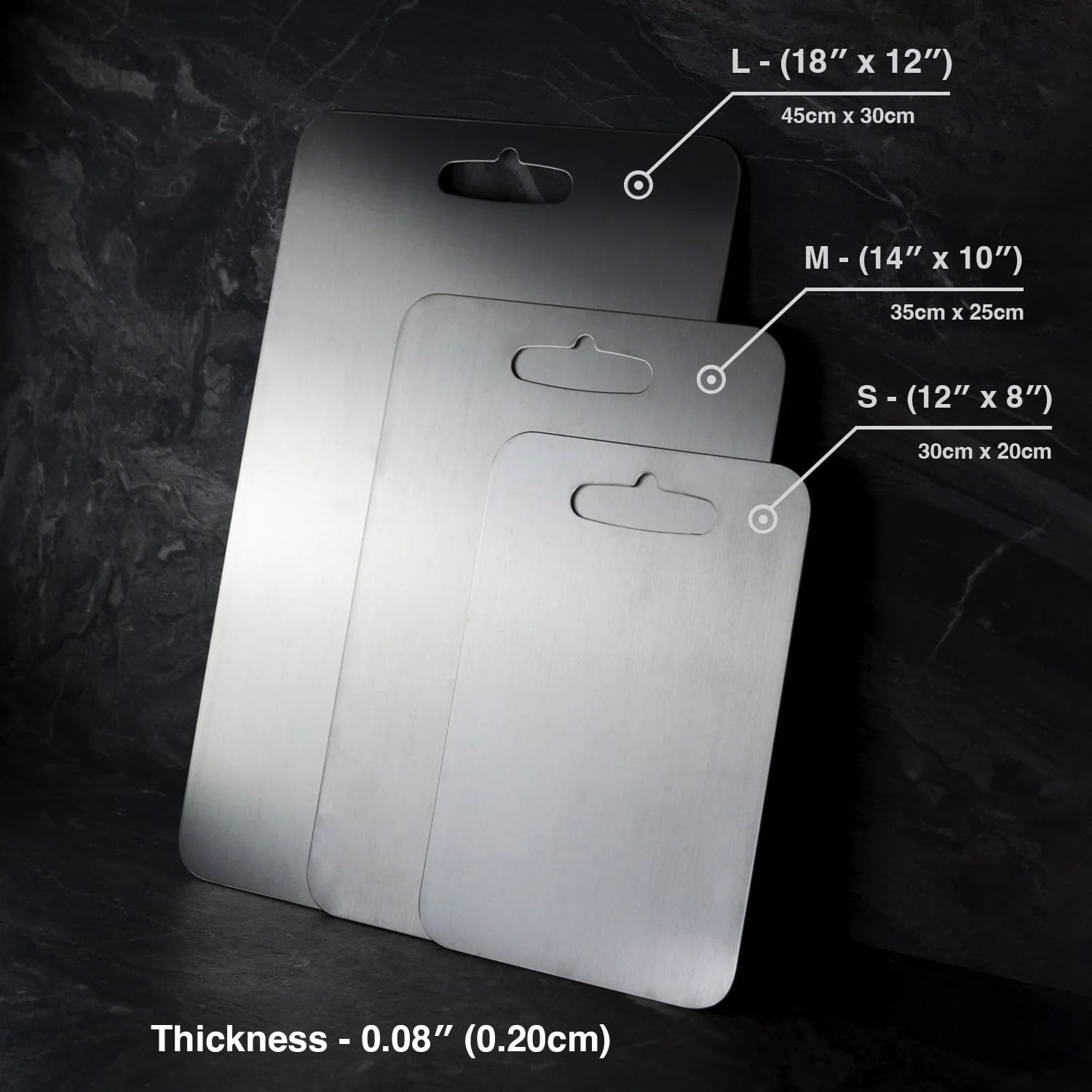 Original Tsamurai™ Aerospace-Grade Pure Titanium Cutting Board